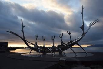 Reykjavik / Viking ship sculpture