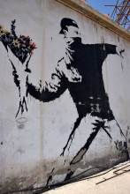 Bethlehem - Banksy wall painting