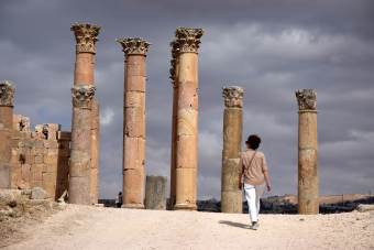 Pillars of the Artemis temple / Jerash