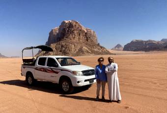 Wadi Rum with Toyota Hilux