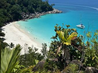 Anse Georgette from the trail